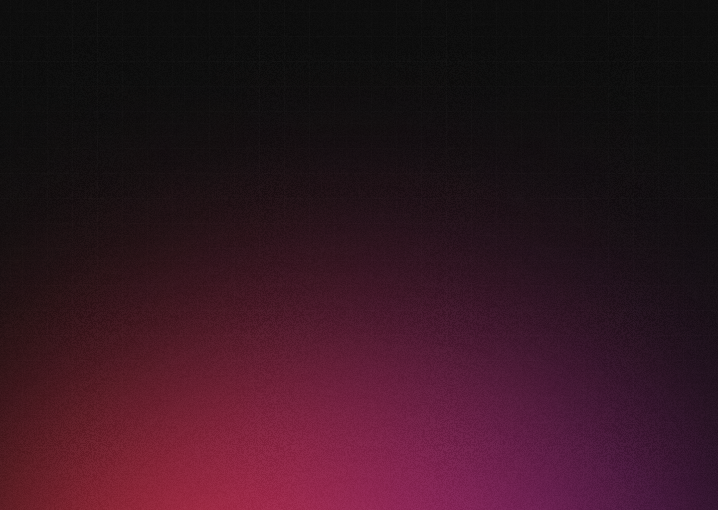 A dark background with a red-purple glow